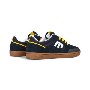 Etnies Marana (Youth) Skate Shoes - Navy/Gum/Yellow