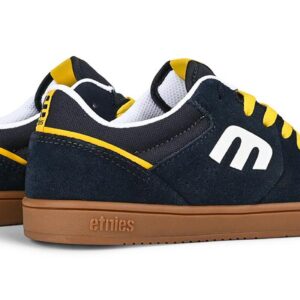 Etnies Marana (Youth) Skate Shoes - Navy/Gum/Yellow