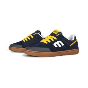 Etnies Marana (Youth) Skate Shoes - Navy/Gum/Yellow