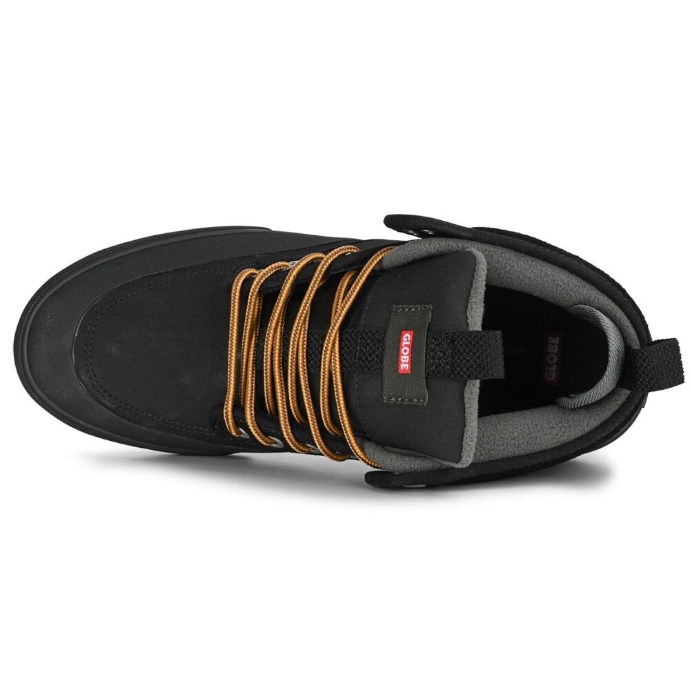 Globe Motely Mid Winterised Skate Shoes - Black/Grey/Trek