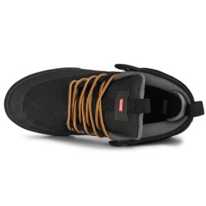 Globe Motely Mid Winterised Skate Shoes - Black/Grey/Trek