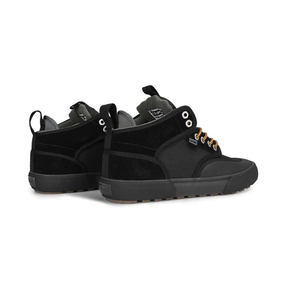 Globe Motely Mid Winterised Skate Shoes - Black/Grey/Trek