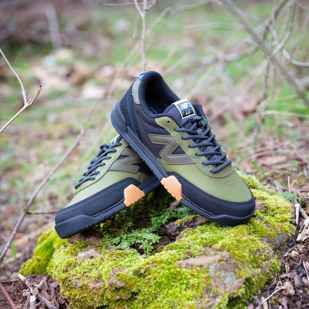 New Balance Numeric 440 V2 Trail Skate Shoes - Olive/Black