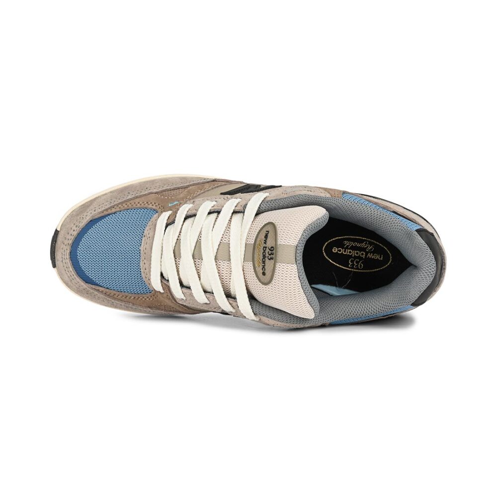New Balance Numeric Reynolds 933 Skate Shoes - Mushroom/Light Blue