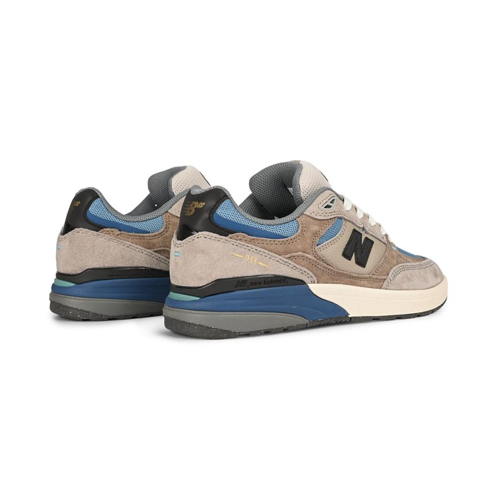 New Balance Numeric Reynolds 933 Skate Shoes - Mushroom/Light Blue