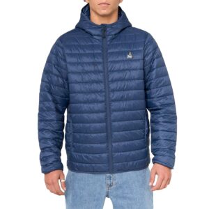 Rip Curl Anti Series Search Puffer Hood Jacket - Light Navy