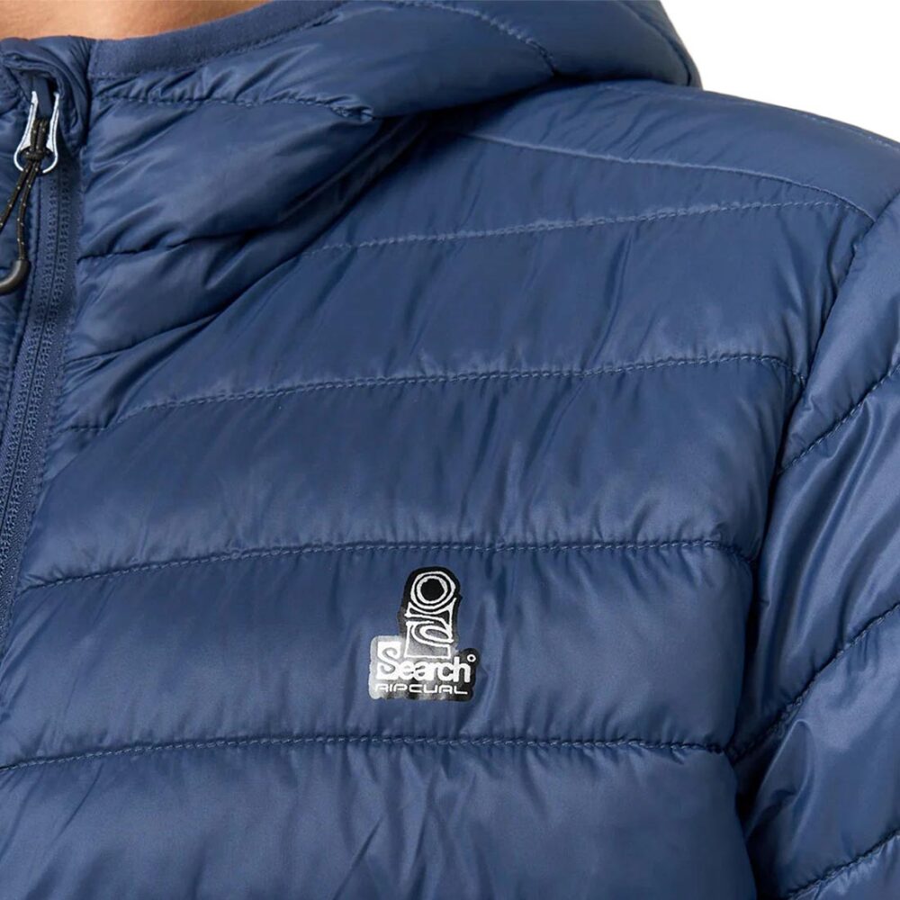 Rip Curl Anti Series Search Puffer Hood Jacket - Light Navy