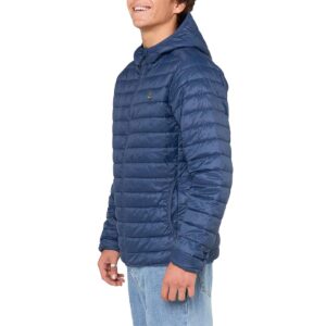 Rip Curl Anti Series Search Puffer Hood Jacket - Light Navy