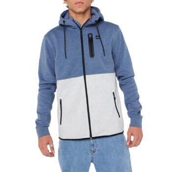 Rip Curl Departed Anti-Series Zip Hoodie - Navy/Grey