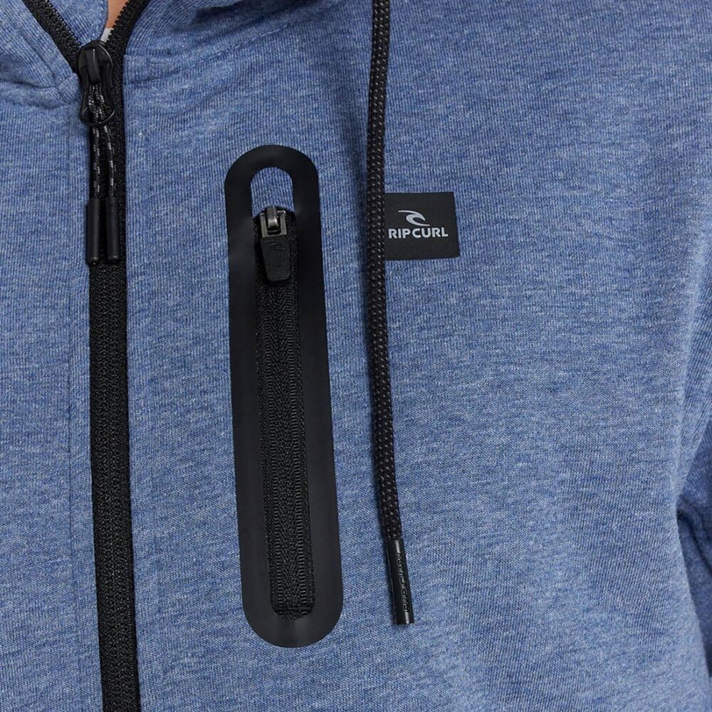 Rip Curl Departed Anti-Series Zip Hoodie - Navy/Grey