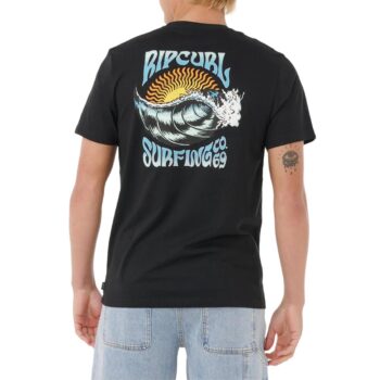 Rip Curl Hazed & Tubed S/S T-Shirt - Black