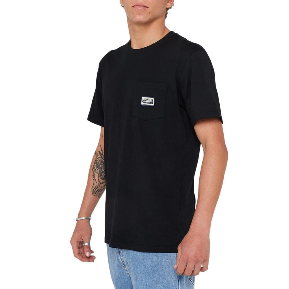 Rip Curl Sportline Badge S/S T-Shirt - Black