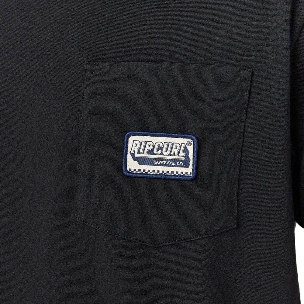 Rip Curl Sportline Badge S/S T-Shirt - Black