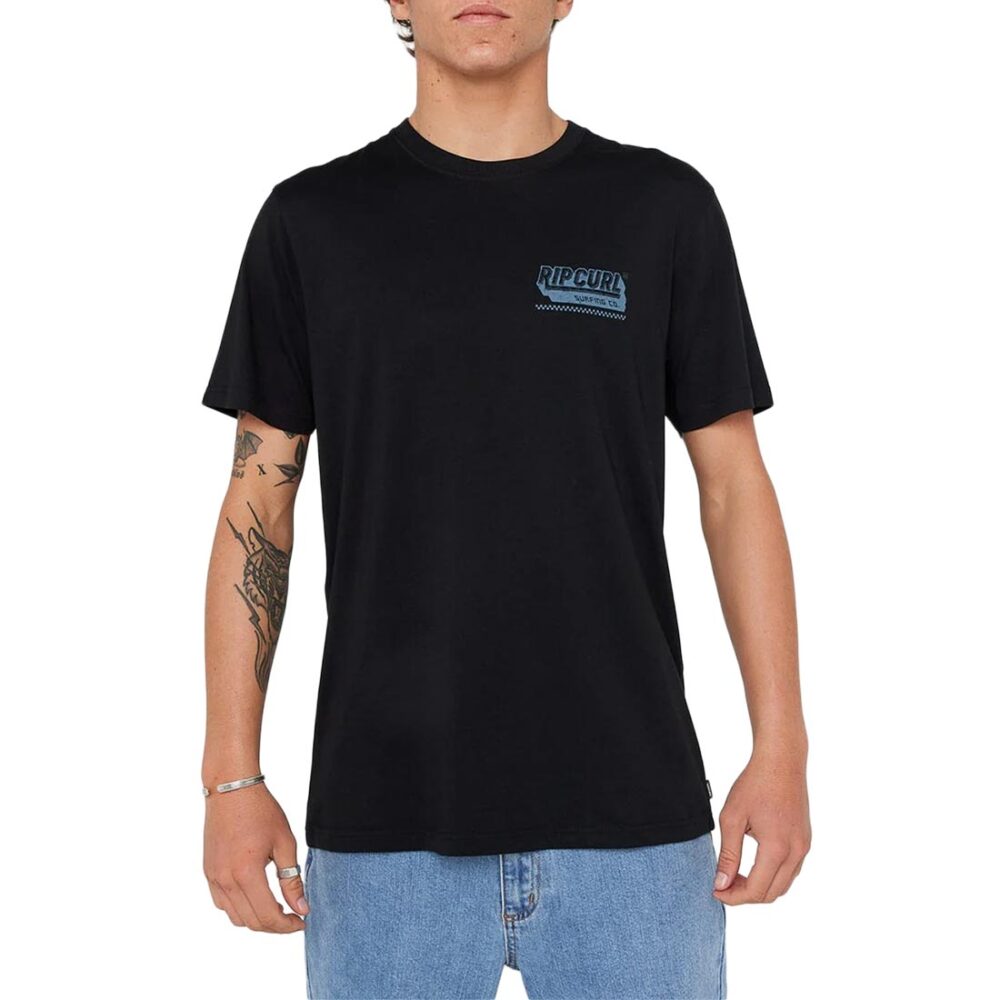 Rip Curl Sportline F&B S/S T-Shirt - Black