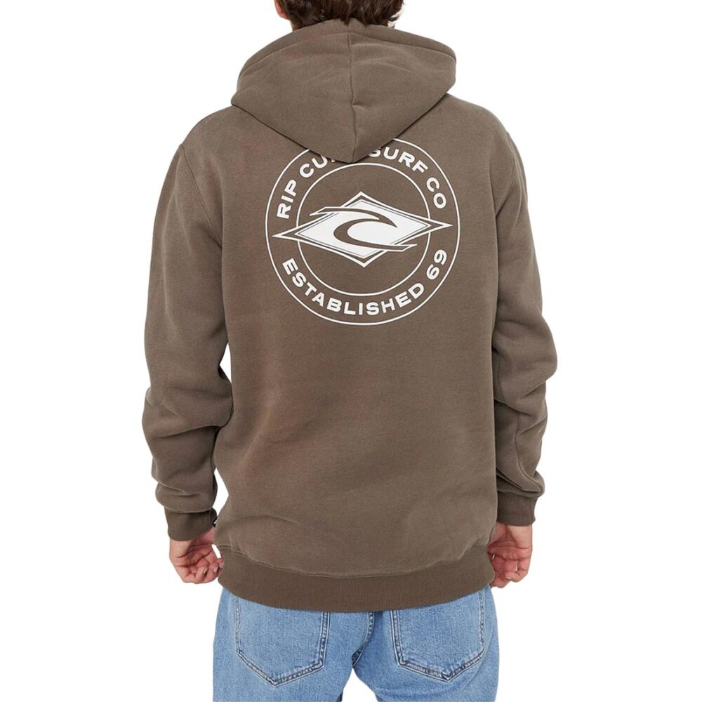 Rip Curl Staple Pullover Hoodie - Rock