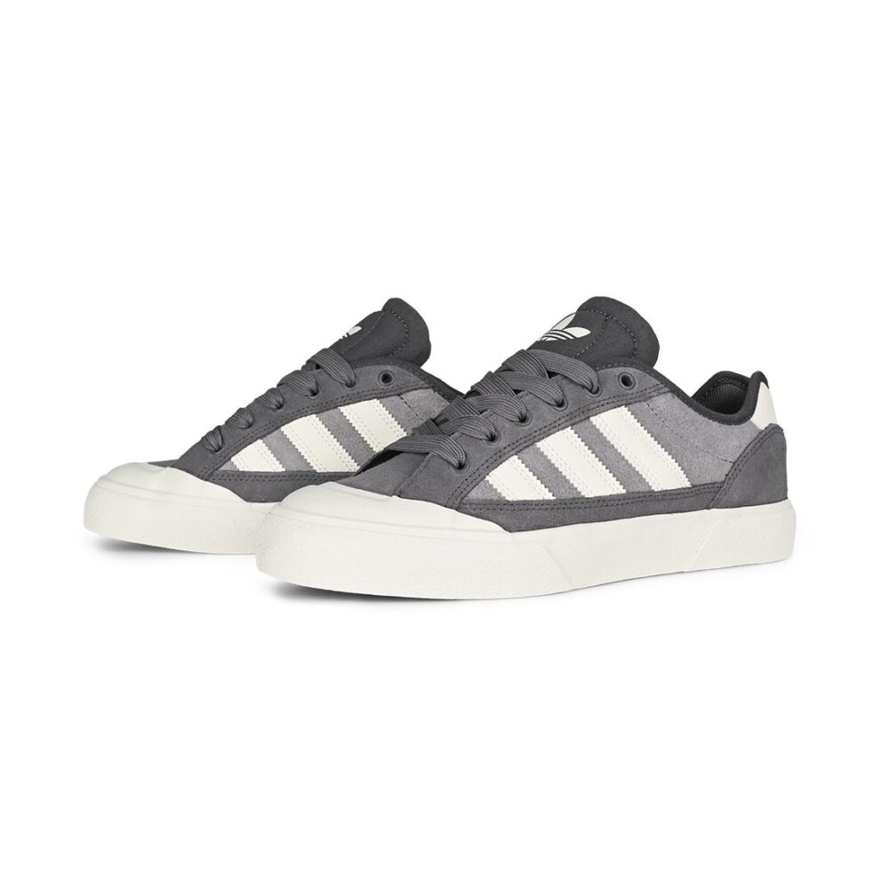 Adidas Court TNS Premiere RT Skate Shoes - Grey/Chalk White/Grey