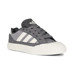 Adidas Court TNS Premiere RT Skate Shoes - Grey/Chalk White/Grey