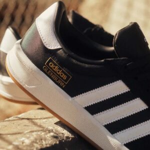 Adidas Glenburn Skate Shoes - Core Black/Cloud White/Gum