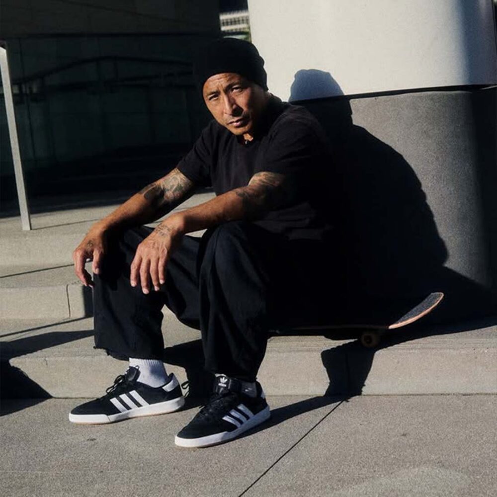 Adidas Glenburn Skate Shoes - Core Black/Cloud White/Gum