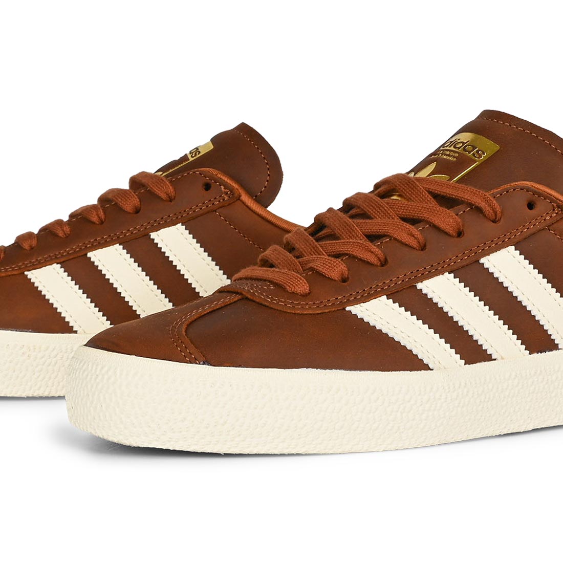 Adidas Gazelle ADV Skate Shoes - Bronze/Chalk White/White