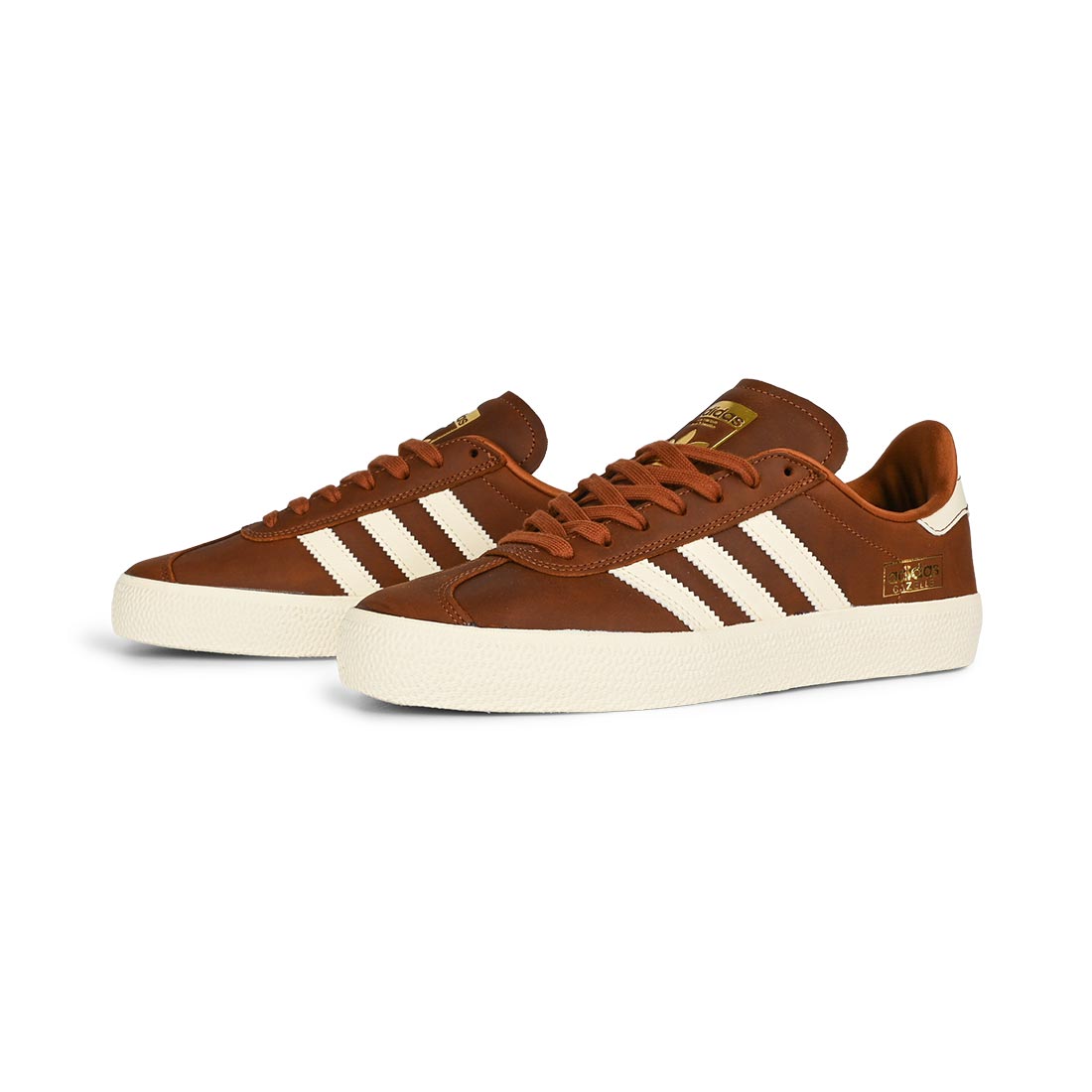 Adidas Gazelle ADV Skate Shoes - Bronze/Chalk White/White