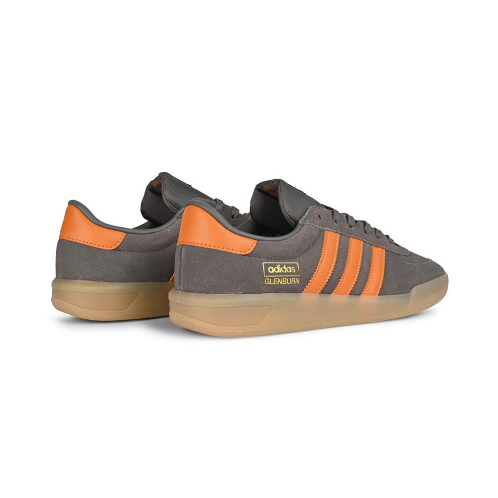 Adidas Glenburn Skate Shoes - Charcoal/Rustic Orange/Gum