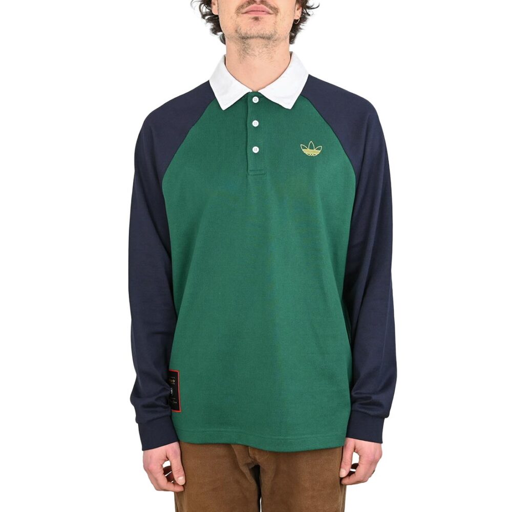 Adidas x Tyshawn Rugby Shirt - Collegiate Green/Legend Ink (Copy)