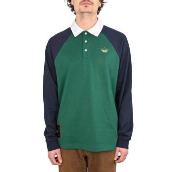 Adidas x Tyshawn Rugby Shirt - Collegiate Green/Legend Ink