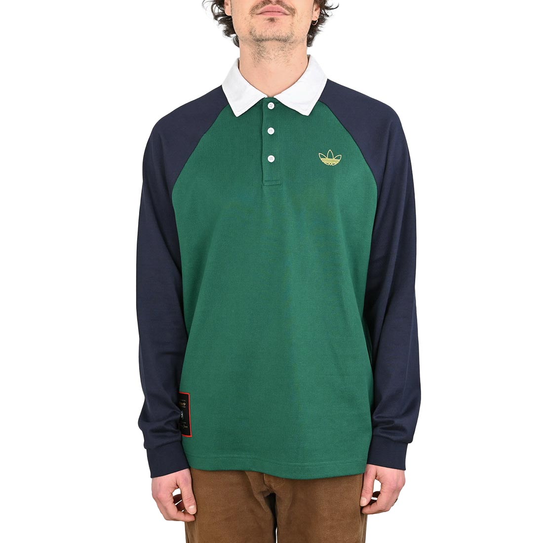 Adidas x Tyshawn Rugby Shirt - Collegiate Green/Legend Ink -  XXL