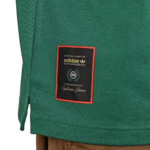 Vans 2-Tone Stripe Ward Rugby Shirt - Black/Green