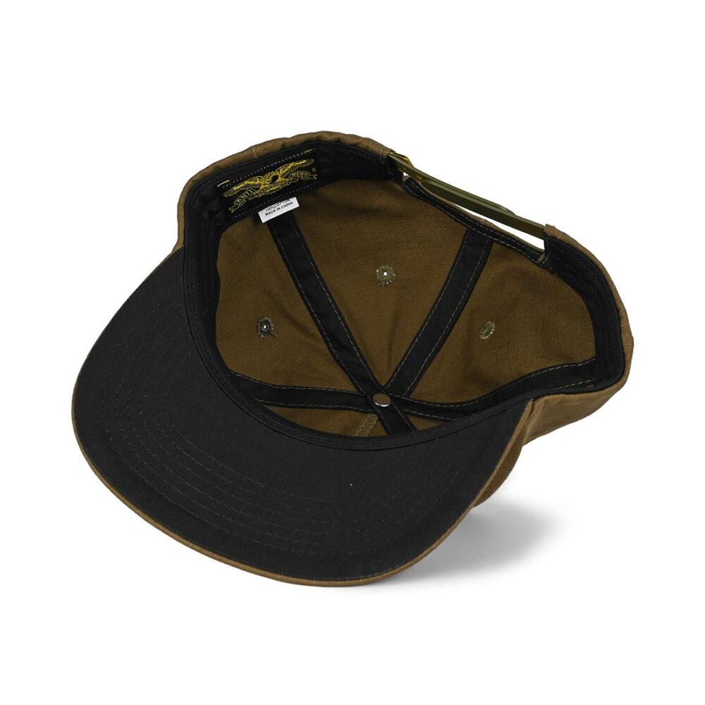 Anti Hero Basic Eagle Snapback Cap - Brown/Orange