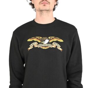 Anti Hero Eagle Crew Sweater - Black