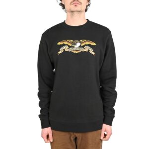 Anti Hero Eagle Crew Sweater - Black