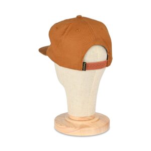 Anti Hero Lil Pigeon Snapback Cap - Medium Brown/Yellow