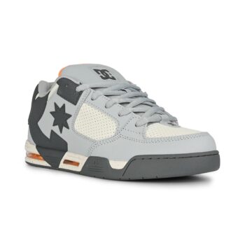 DC Command Skate Shoes - Grey/Dark Grey/Orange
