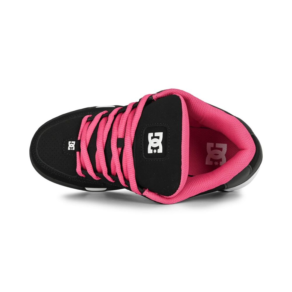 DC Women's Command Skate Shoes - Black/Black/Pink