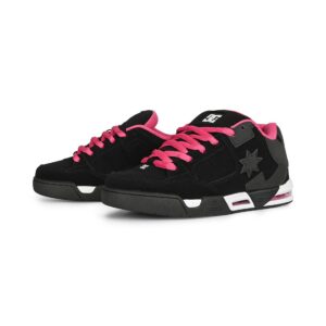 DC Women's Command Skate Shoes - Black/Black/Pink