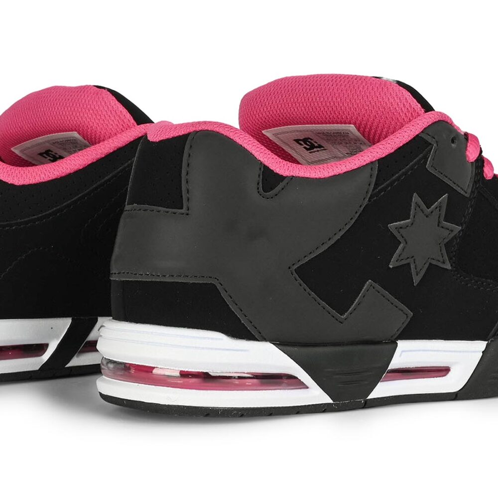 DC Women's Command Skate Shoes - Black/Black/Pink