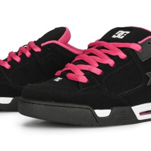 DC Women's Command Skate Shoes - Black/Black/Pink