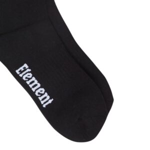 Element Icon Crew Socks 3 Pack - Flint Black
