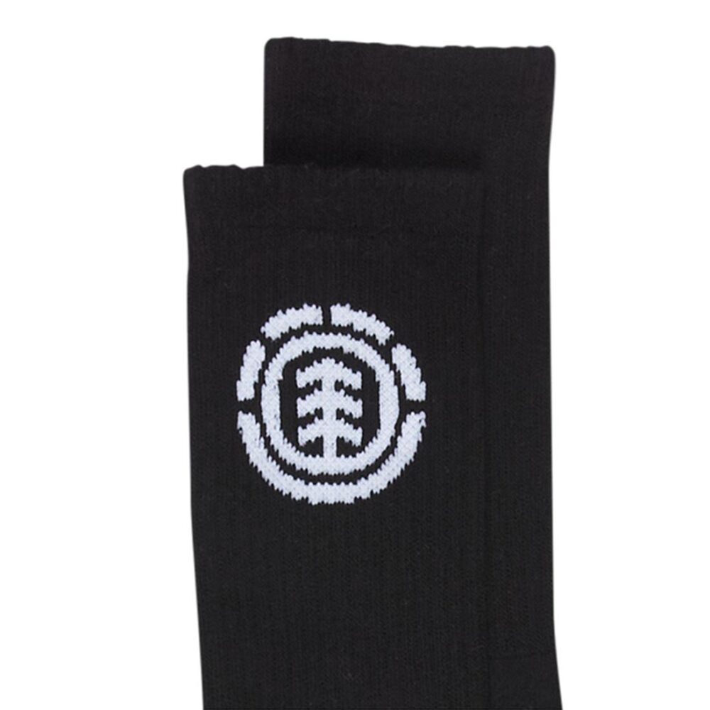 Element Icon Crew Socks 3 Pack - Flint Black