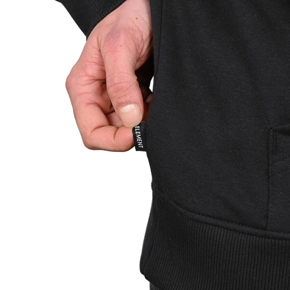 Element Icon Embroidery Pullover Hoodie - Flint Black