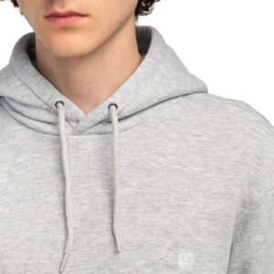 Element Icon Embroidery Pullover Hoodie - Mid Grey Heather