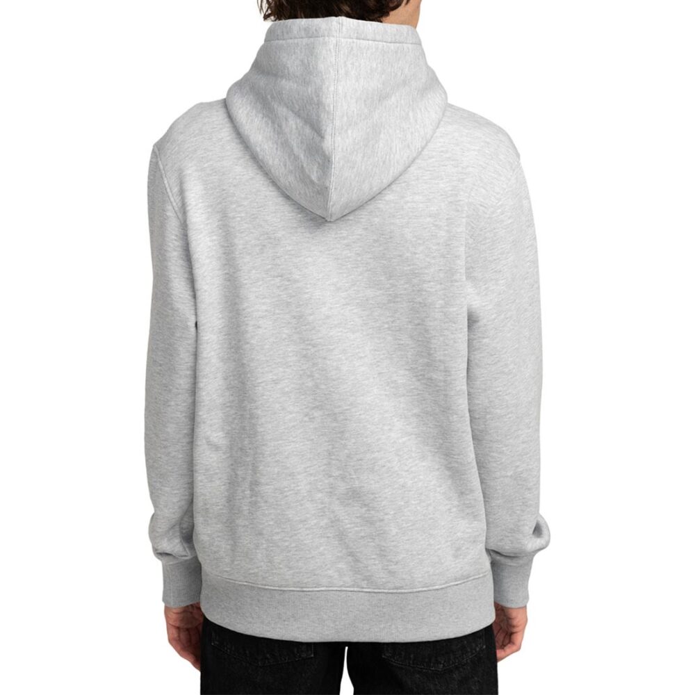 Element Icon Embroidery Pullover Hoodie - Mid Grey Heather