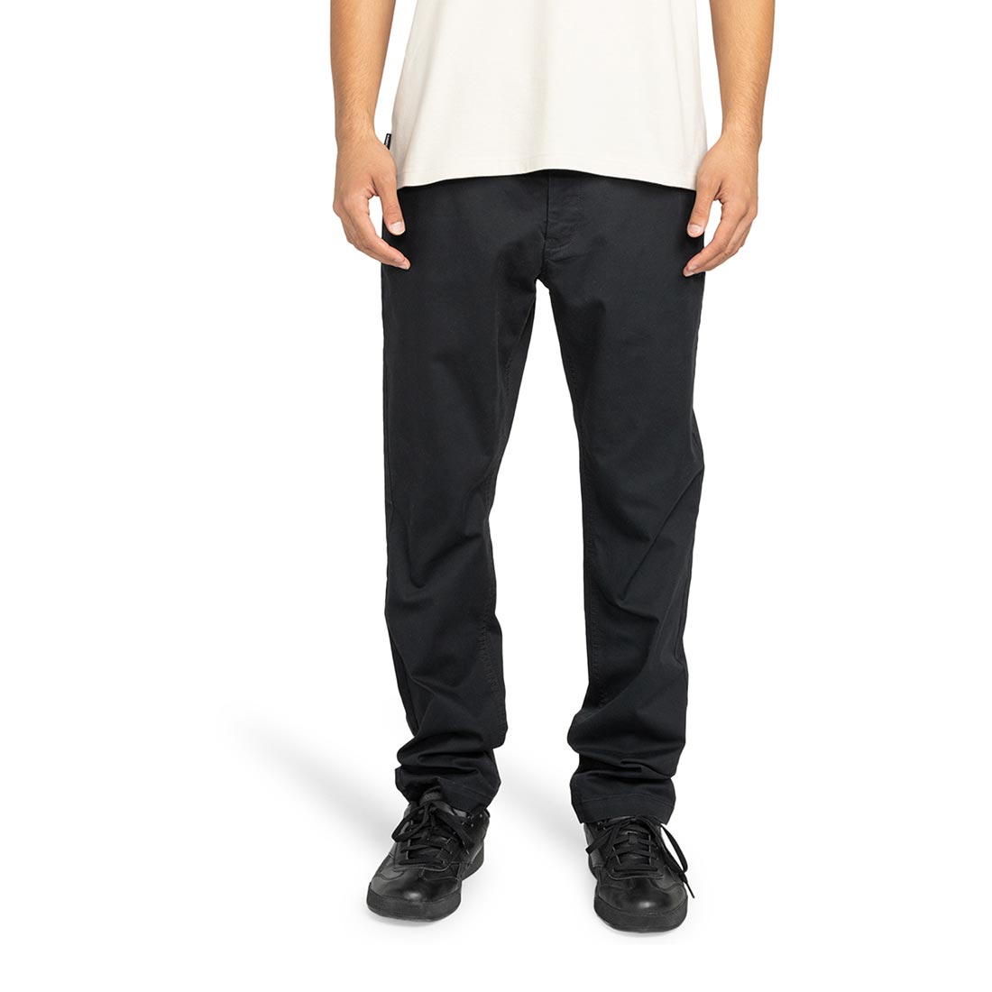 Element Regular Twill Chino Pants - Flint Black - Mens 30" - Cotton