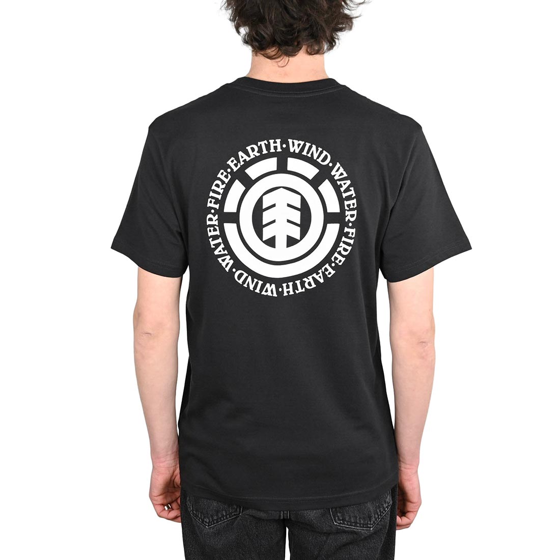 Element Seal BP S/S T-Shirt - Off Black - Mens M - Cotton