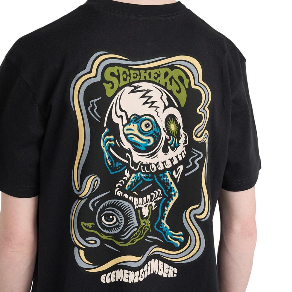 Element x Timber Hermit S/S T-Shirt - Off Black