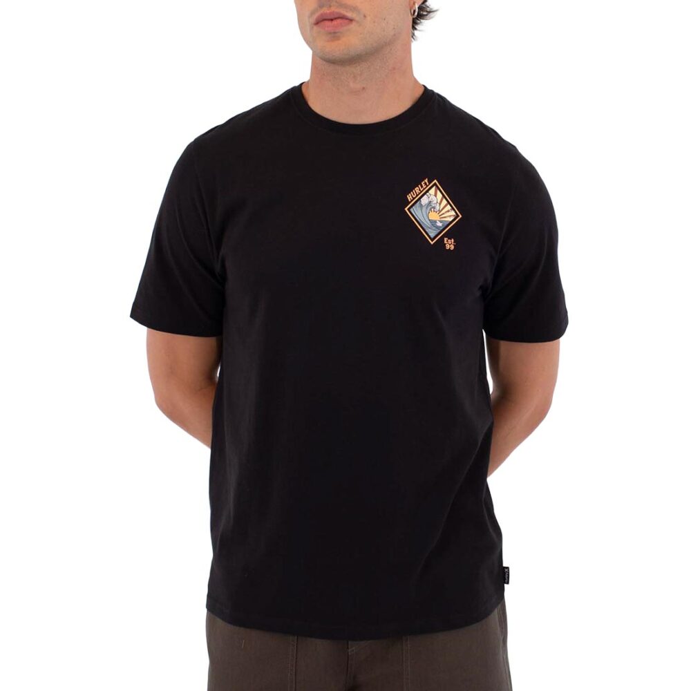 Hurley Disques S/S T-Shirt - Black
