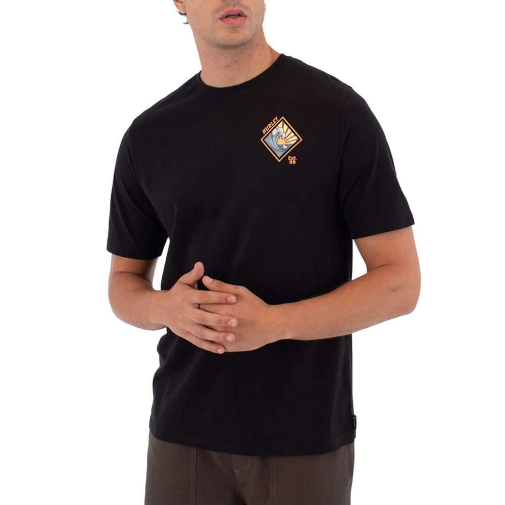 Hurley Disques S/S T-Shirt - Black