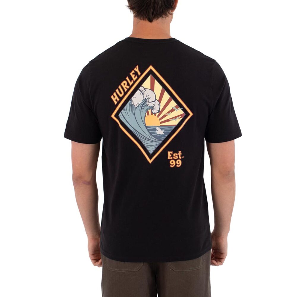Hurley Disques S/S T-Shirt - Black